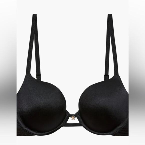 NEW Savage X Fenty Black CORE MICROFIBER T-SHIRT BRA 34C - Picture 1 of 4